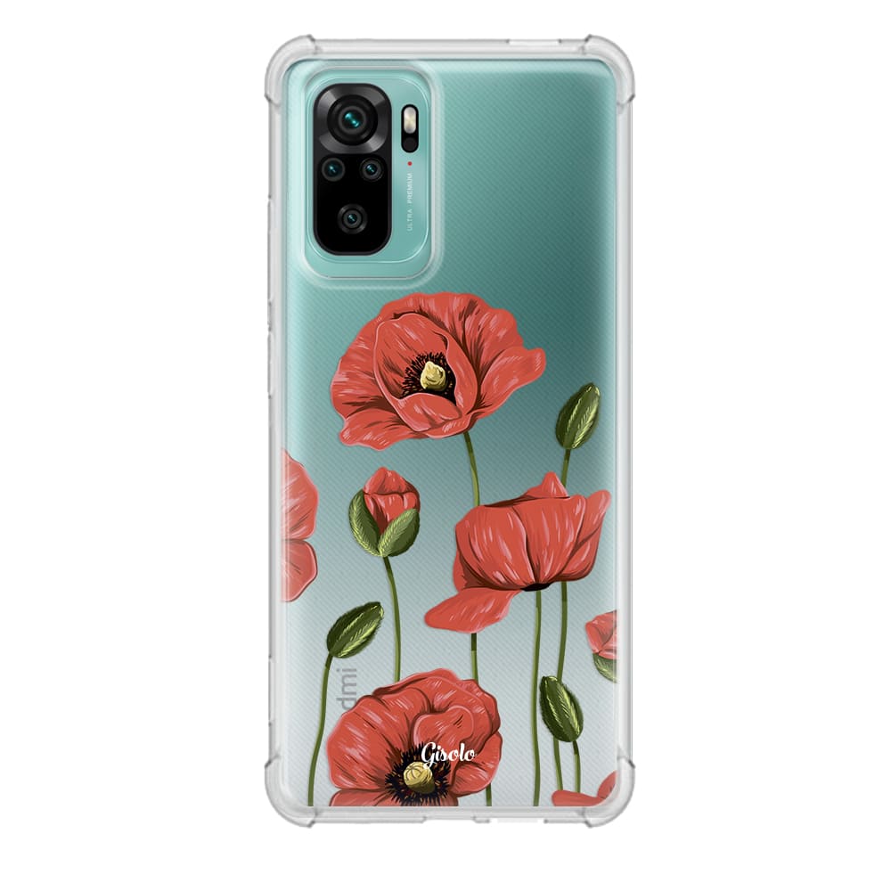 Чохол для Xiaomi Redmi Note 10 з квітами мака - Gisolo