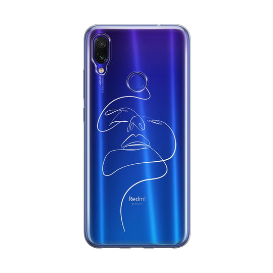 Чохол для Xiaomi Redmi Note 7 - Minimalistic Face Art - Gisolo