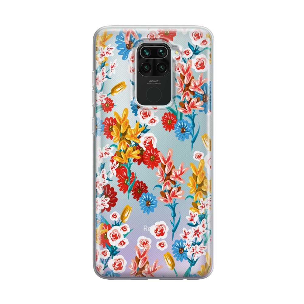 Чохол для Xiaomi Redmi Note 9 - Милі квіти - Gisolo