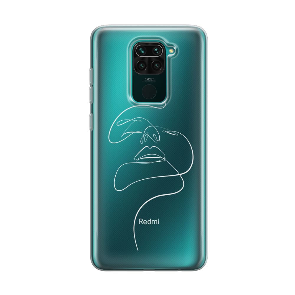 Чохол для Xiaomi Redmi Note 9 - Minimalistic Face Art - Gisolo