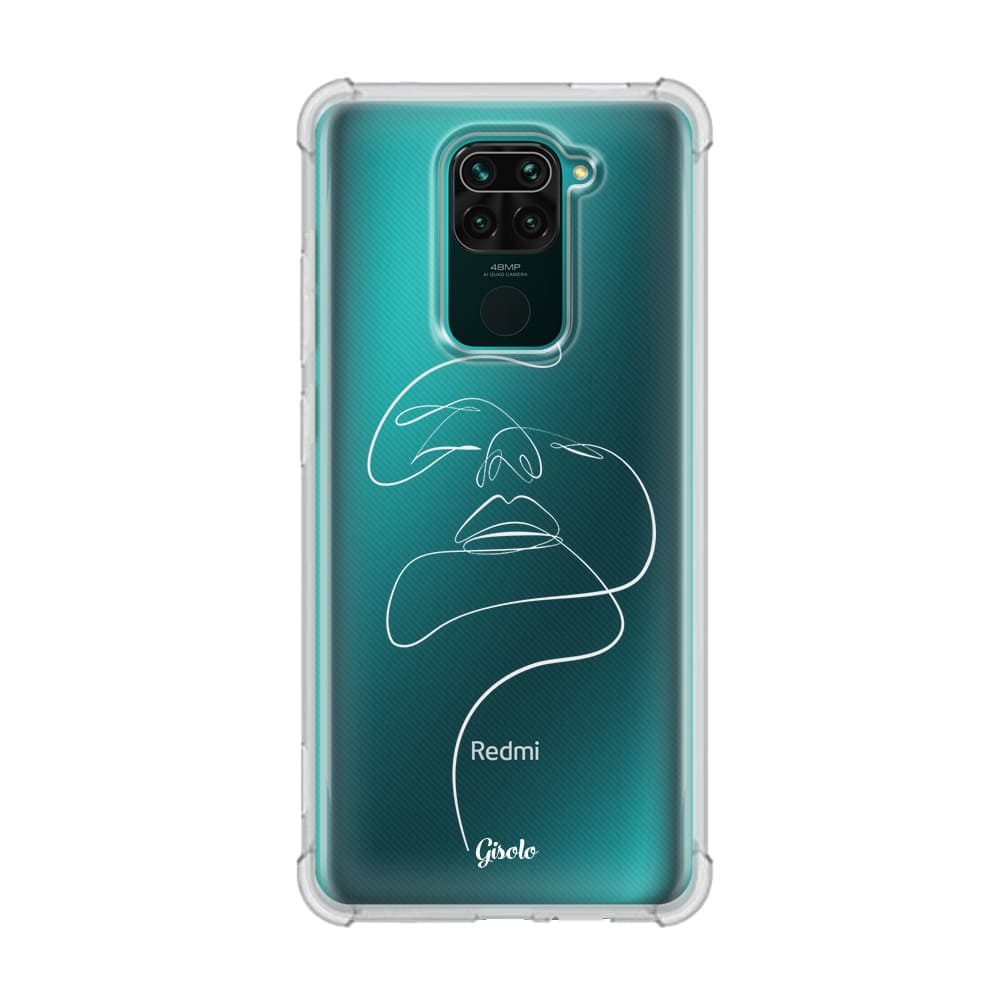 Чохол для Xiaomi Redmi Note 9 - Minimalistic Face Art - Gisolo