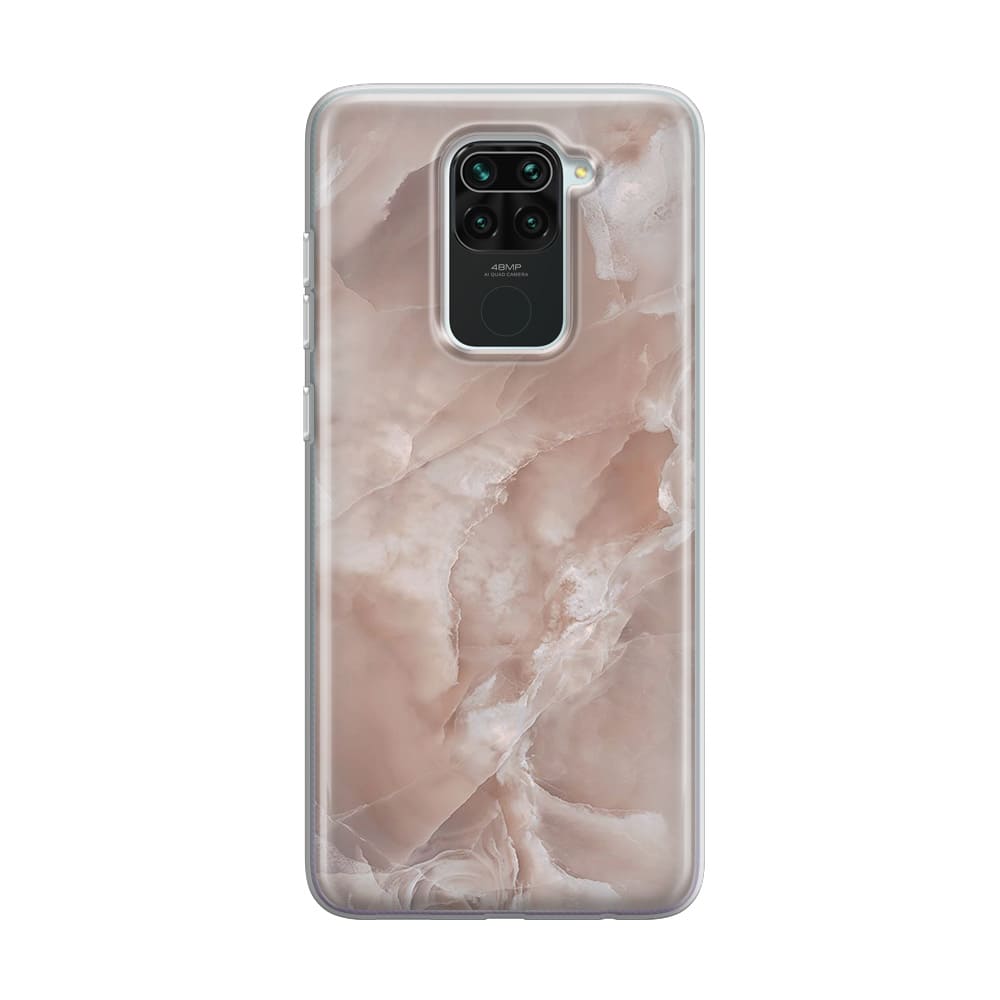 Чохол для Xiaomi Redmi Note 9 - пудровий мармур - Gisolo