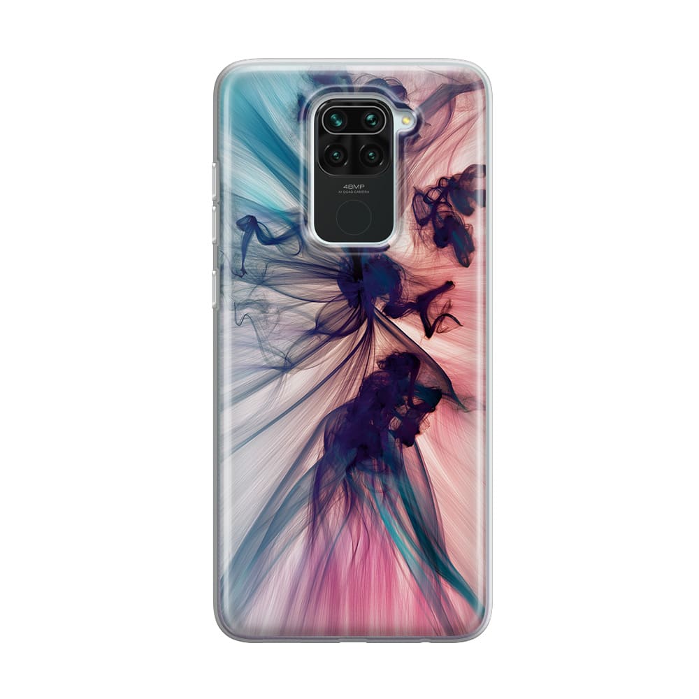 Чохол для Xiaomi Redmi Note 9 - Рожева і блакитна абстракція - Gisolo