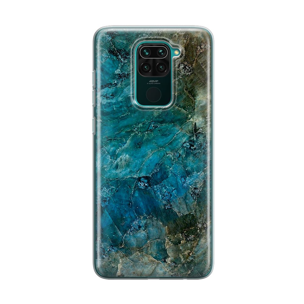 Чохол для Xiaomi Redmi Note 9 - зелений мармур - Gisolo