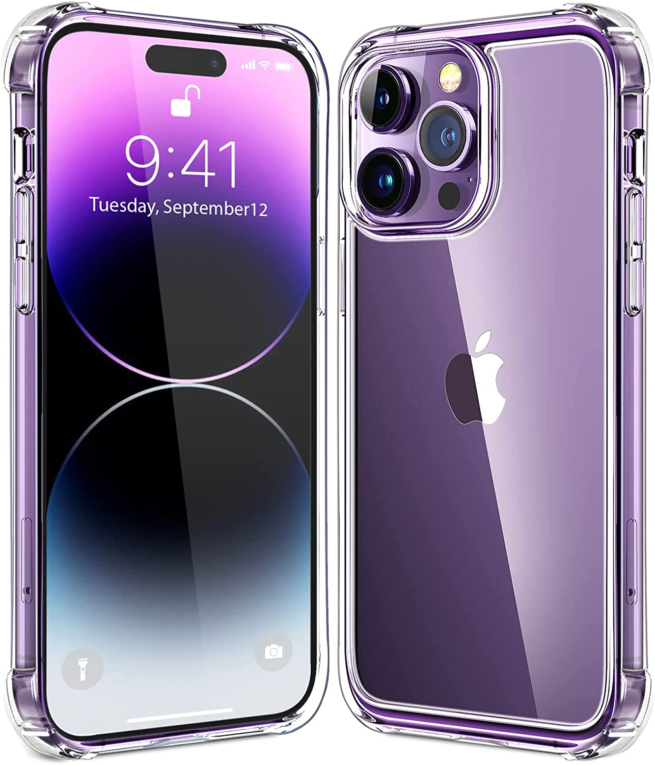 Чохол на iPhone 14 Pro - силіконовий із захисними кутами - Gisolo