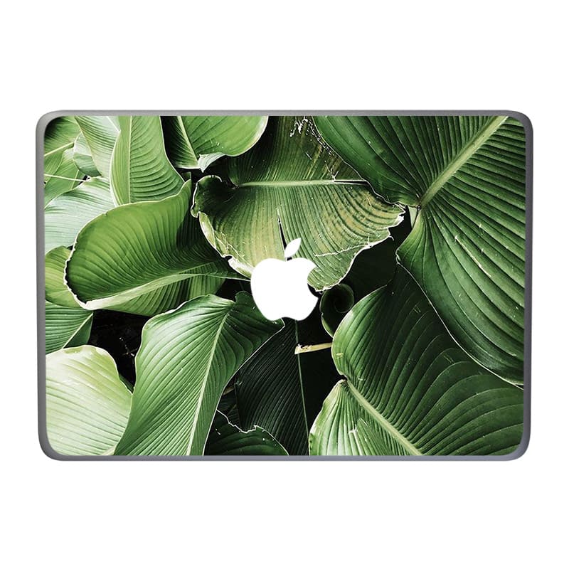 Чохол накладка для MacBook - велике тропічне листя - Gisolo