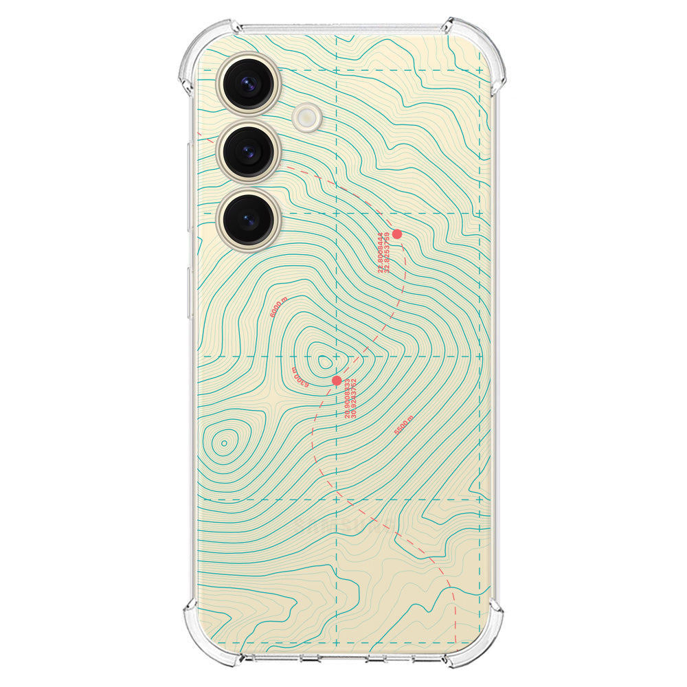 Чохол для Samsung S24 Топографічна Мапа