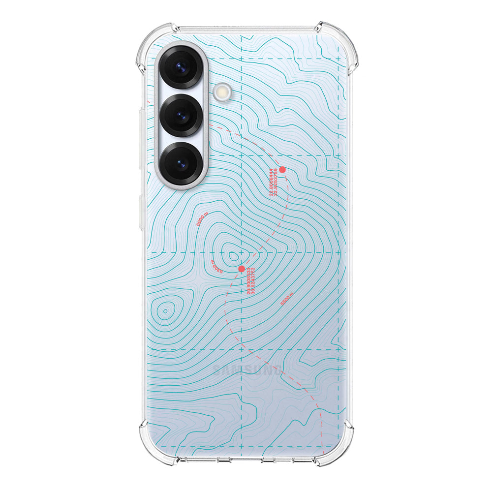 Чохол для Samsung S25 Топографічна Мапа