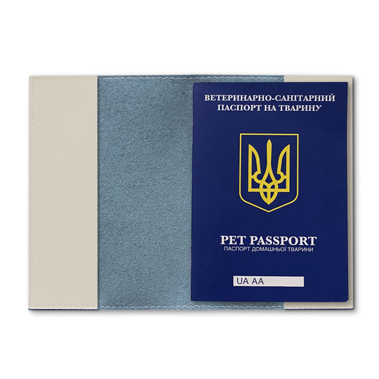 Обкладинка на міжнародний ветпаспорт із породами собак