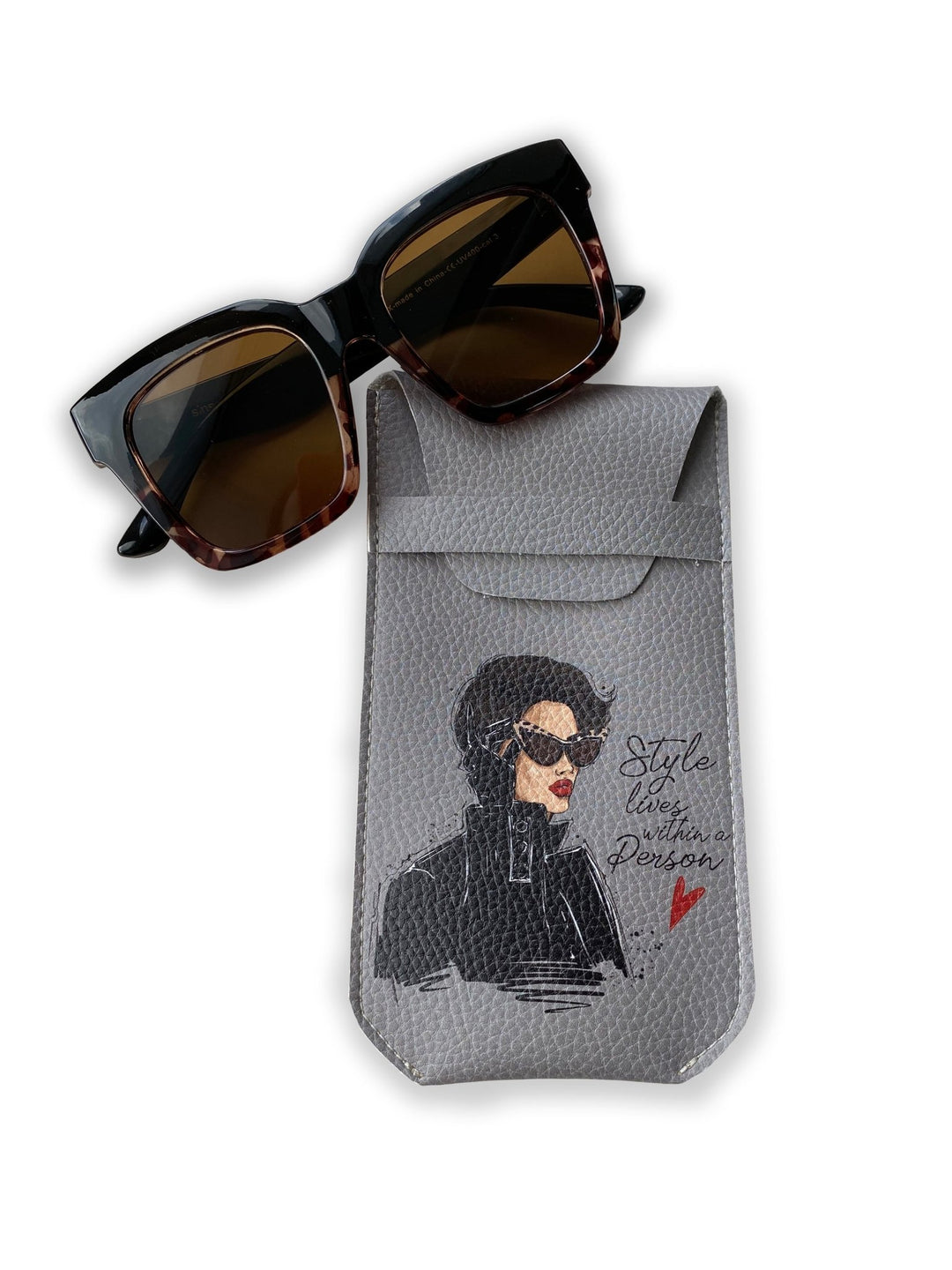 Футляр на окуляри - Stylish girl in glasses - Gisolo