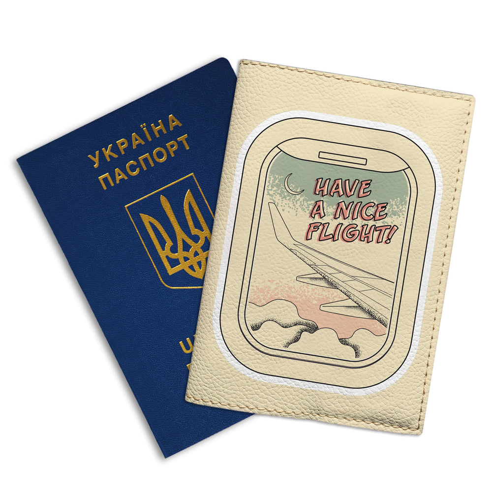 Обкладинка на паспорт Have a nice flight