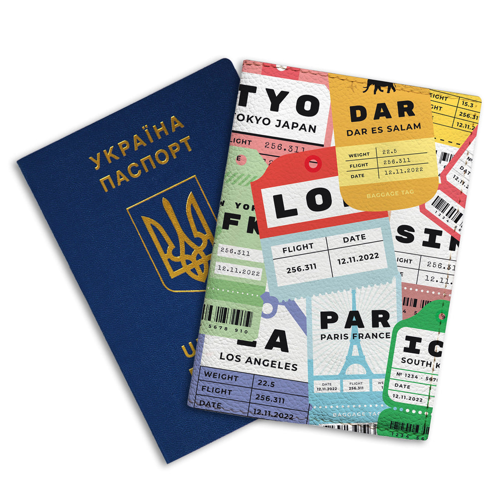 Обкладинка на паспорт Luggage tag
