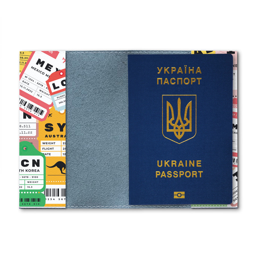 Обкладинка на паспорт Luggage tag