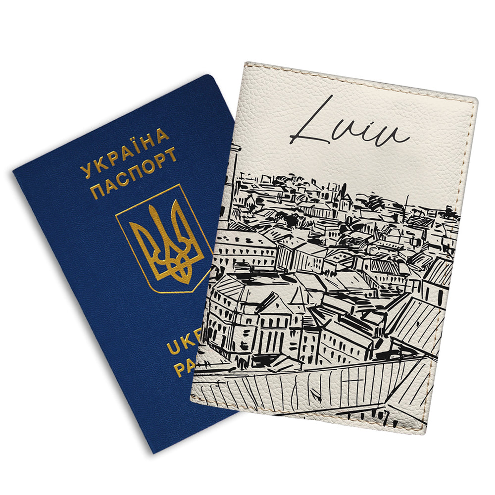 Обкладинка на паспорт Lviv
