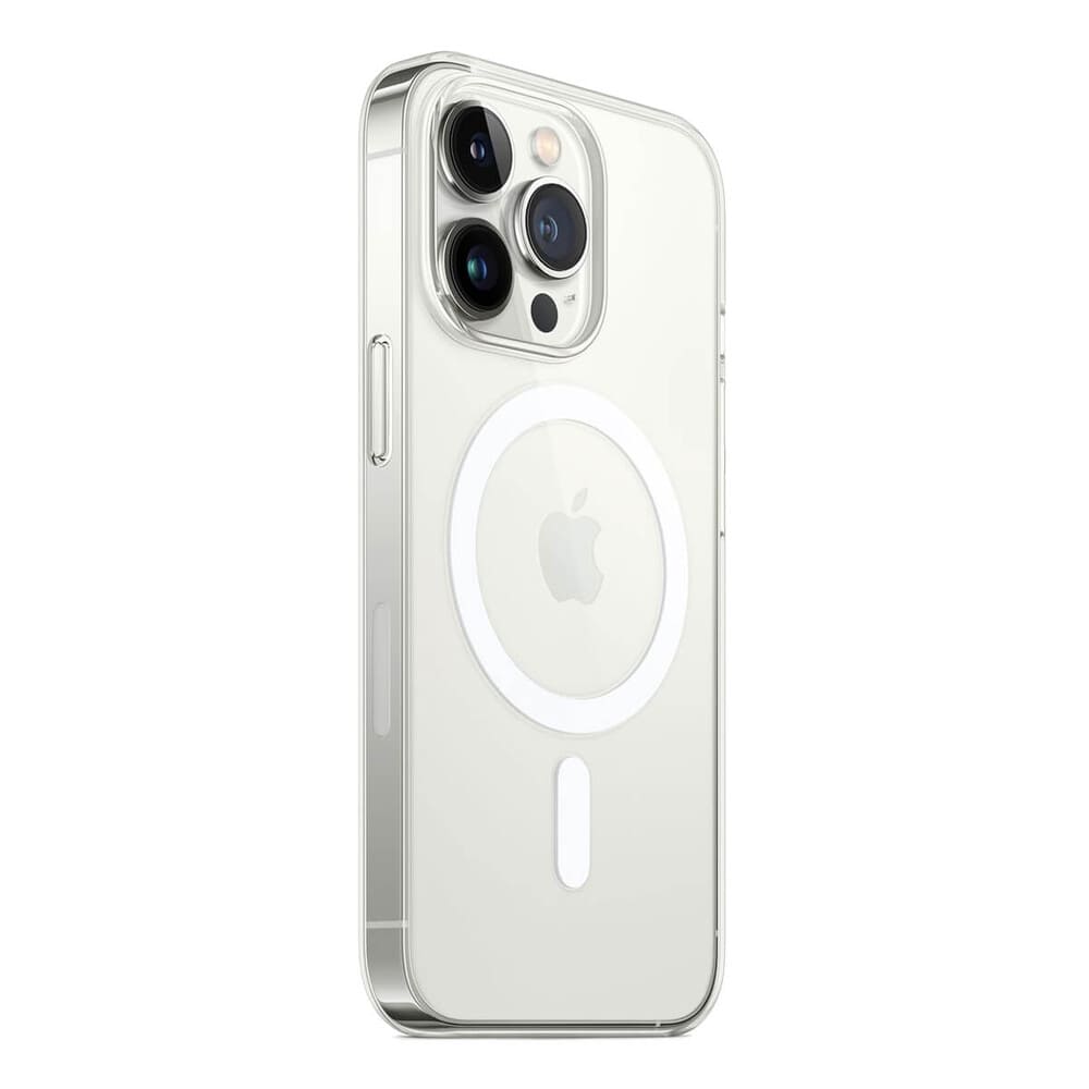 Magsafe чохол для iPhone 13 Pro Max (силіконовий прозорий) - Gisolo