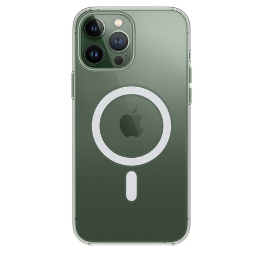 Magsafe чохол для iPhone 13 Pro Max (силіконовий прозорий) - Gisolo