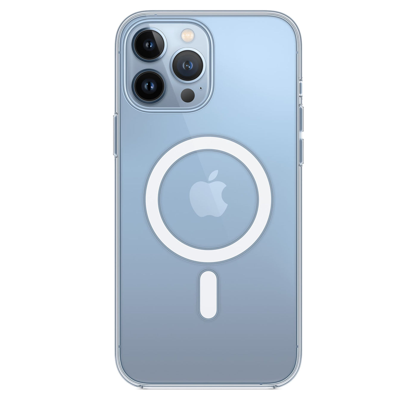 Magsafe чохол для iPhone 13 Pro (силіконовий прозорий) - Gisolo
