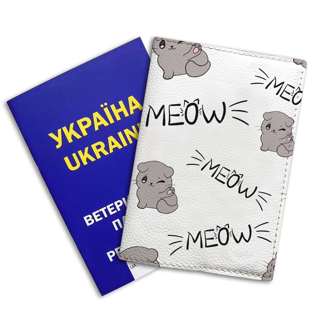 Обкладинка на міжнародний ветпаспорт - Meow - Gisolo