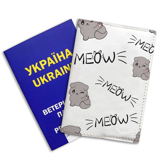 Обкладинка на міжнародний ветпаспорт - Meow - Gisolo