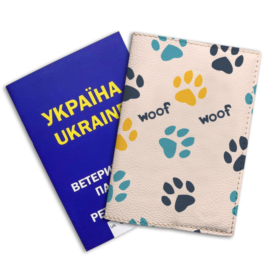Обкладинка на міжнародний ветпаспорт - Woof - Gisolo