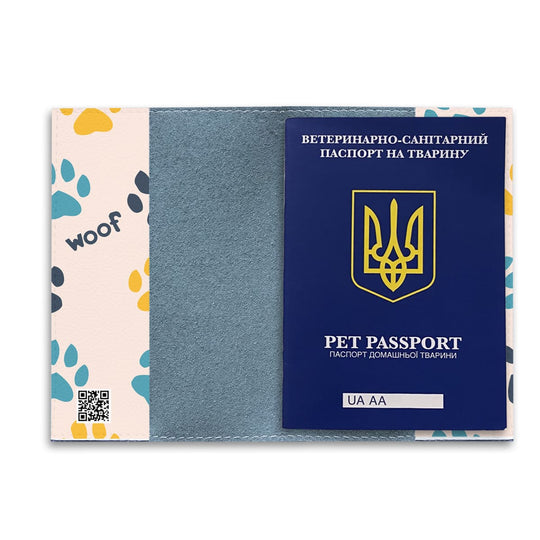 Обкладинка на міжнародний ветпаспорт - Woof - Gisolo