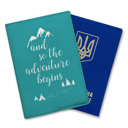 Обкладинка на паспорт - and so the adventure begins - Gisolo