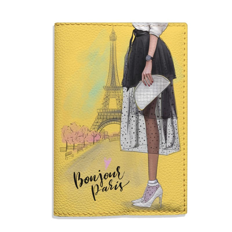Обкладинка на паспорт Bonjour Paris! - Gisolo