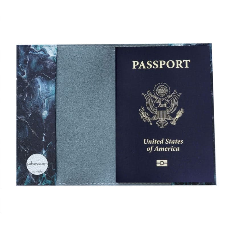 Обкладинка на паспорт Elegance golden marble - Gisolo