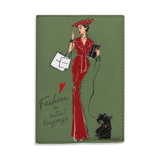 Обкладинка на паспорт Fashion is instant language - Gisolo