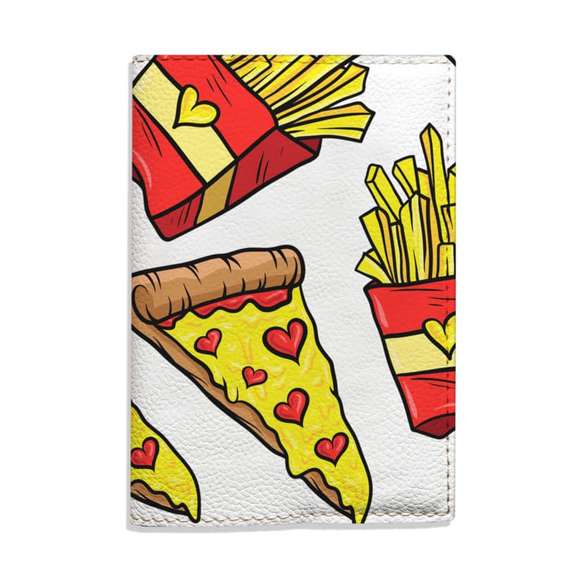 Обкладинка на паспорт Fast food love - Gisolo