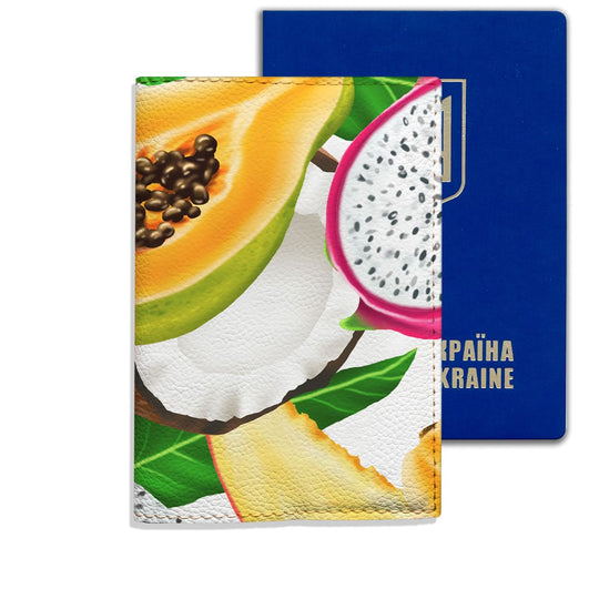Обкладинка на паспорт Fruit mix - Gisolo
