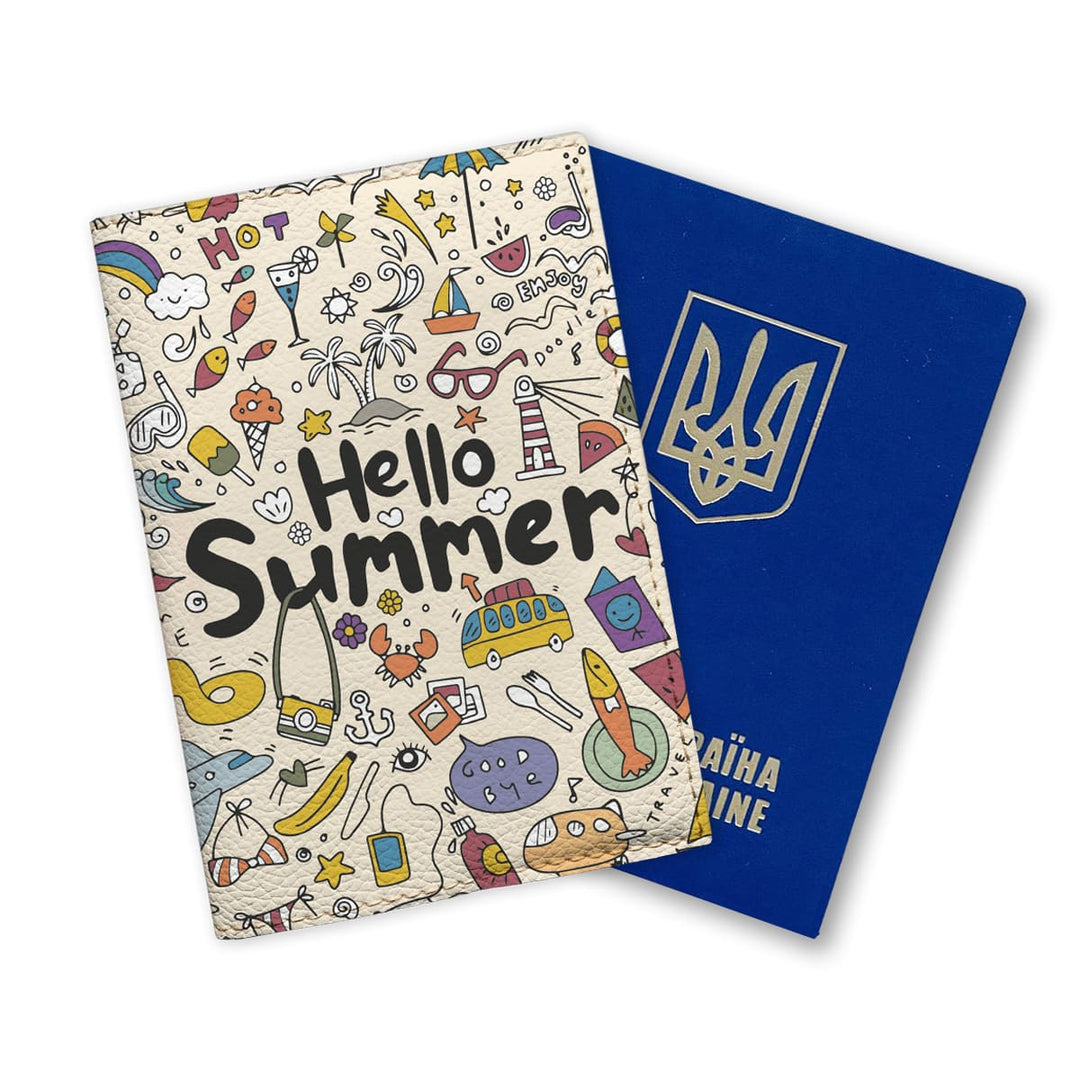 Обкладинка на паспорт - Hello Summer - Gisolo