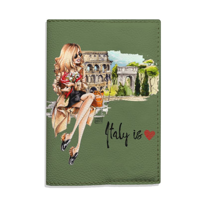 Обкладинка на паспорт Італія - це любов - Gisolo
