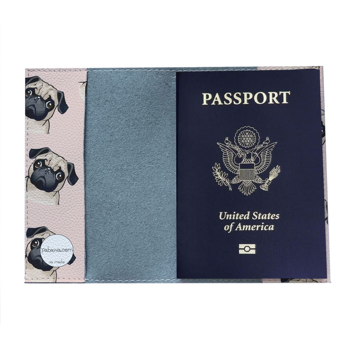 Обкладинка на паспорт Любимі Мопсики - Gisolo