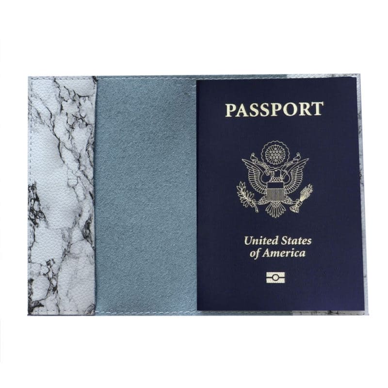 Обкладинка на паспорт New White marble - Gisolo