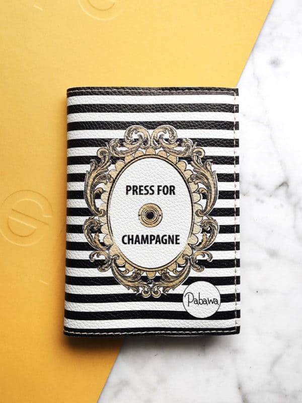 Обкладинка на паспорт Press for champagne - Gisolo