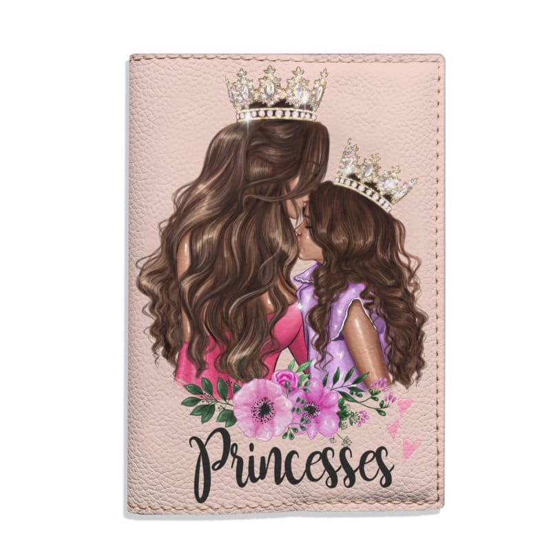 Обкладинка на паспорт Princesses (brunette) - Gisolo