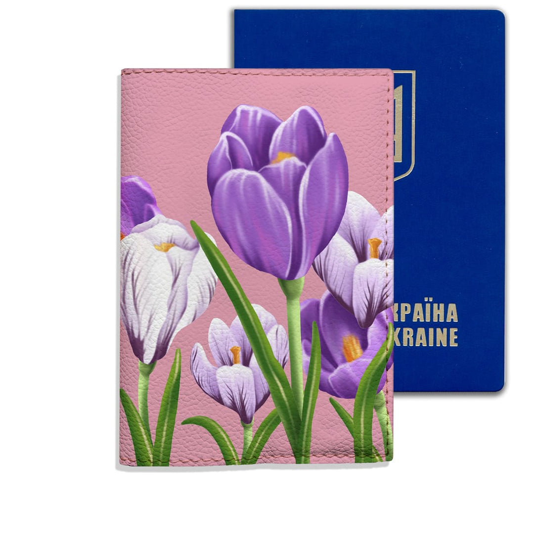Обкладинка на паспорт Purple spring - Gisolo