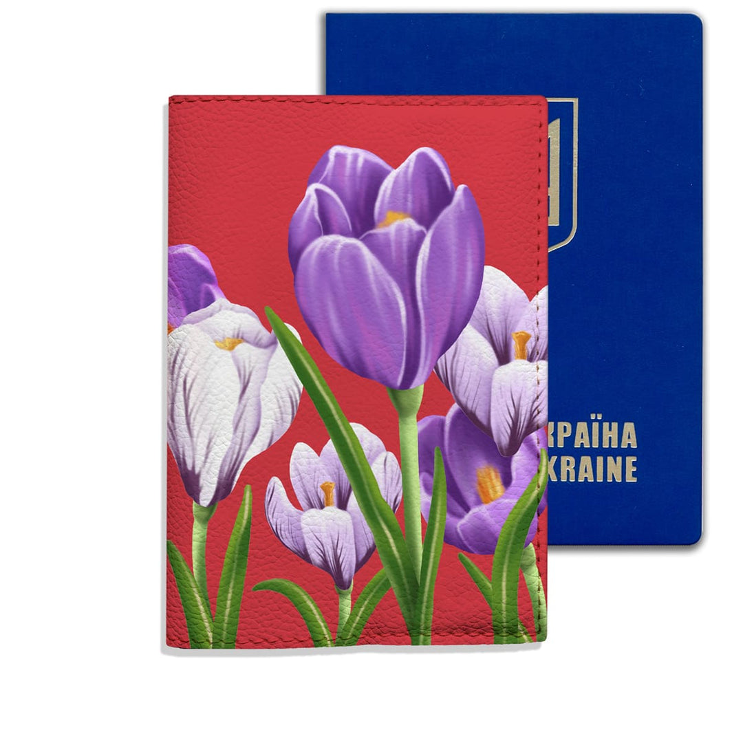 Обкладинка на паспорт Purple spring - Gisolo