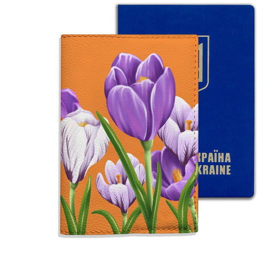 Обкладинка на паспорт Purple spring - Gisolo