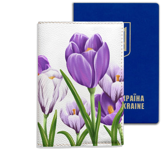 Обкладинка на паспорт Purple spring - Gisolo