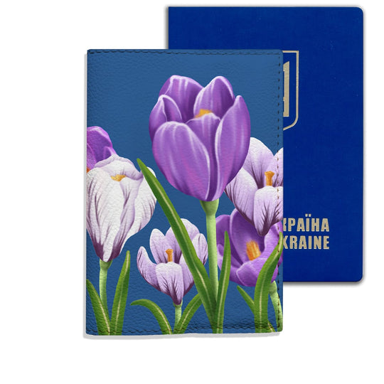 Обкладинка на паспорт Purple spring - Gisolo
