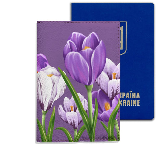 Обкладинка на паспорт Purple spring - Gisolo