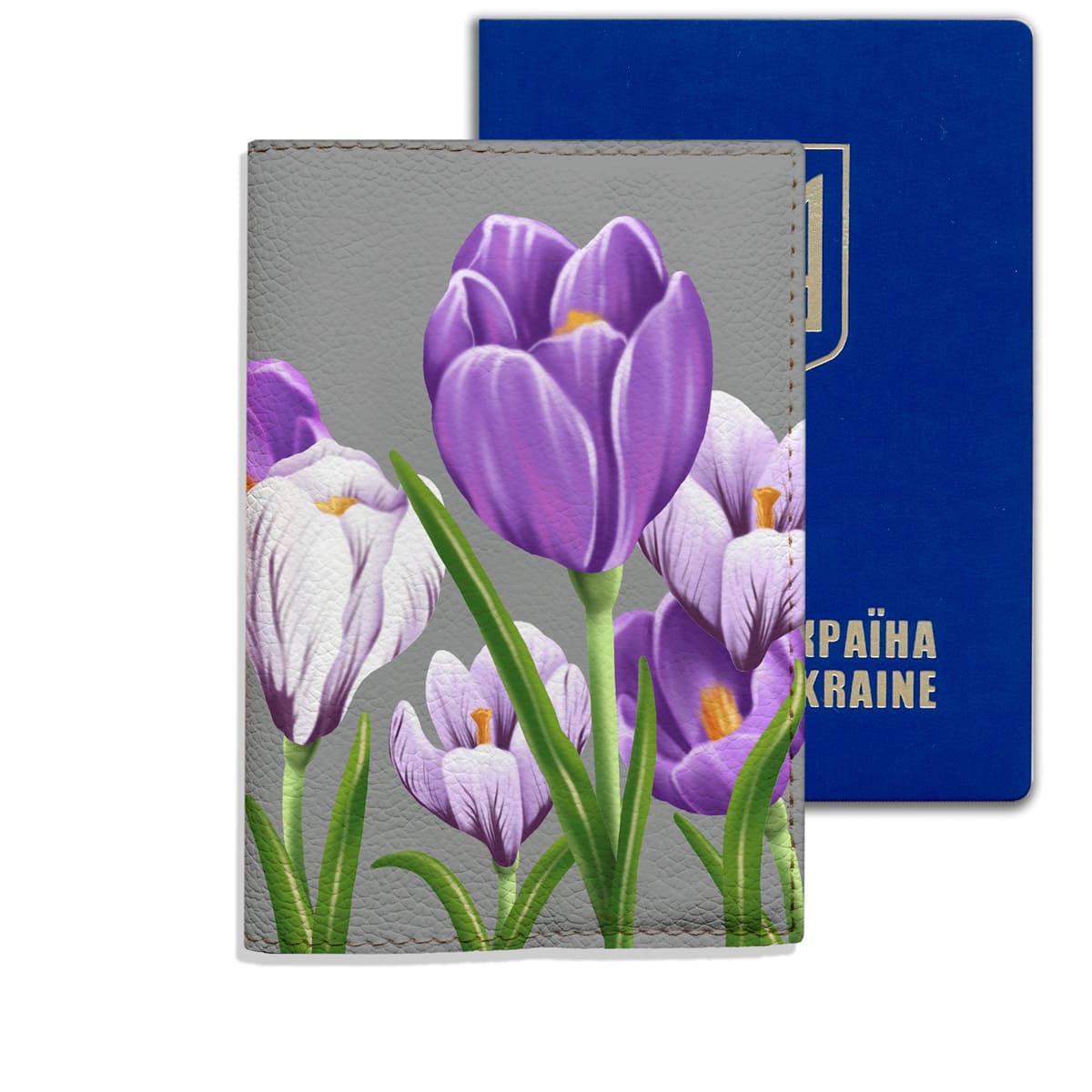 Обкладинка на паспорт Purple spring - Gisolo
