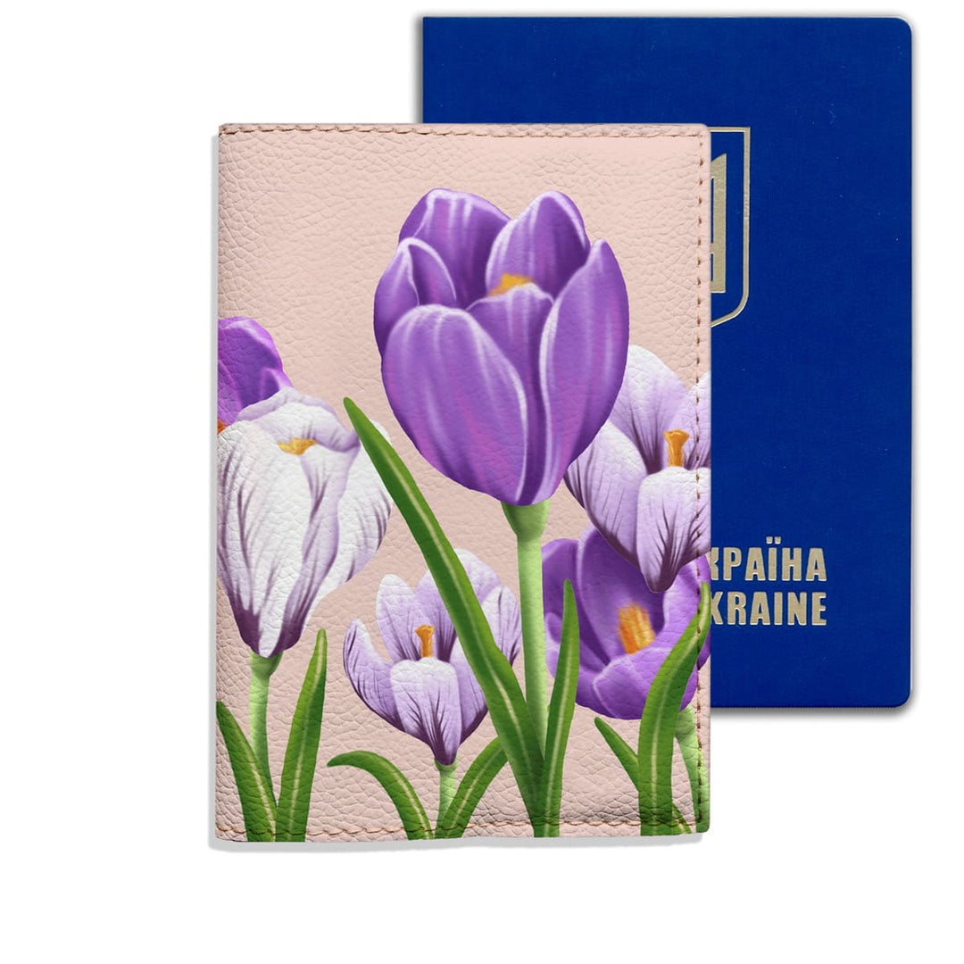 Обкладинка на паспорт Purple spring - Gisolo