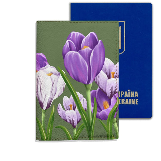 Обкладинка на паспорт Purple spring - Gisolo