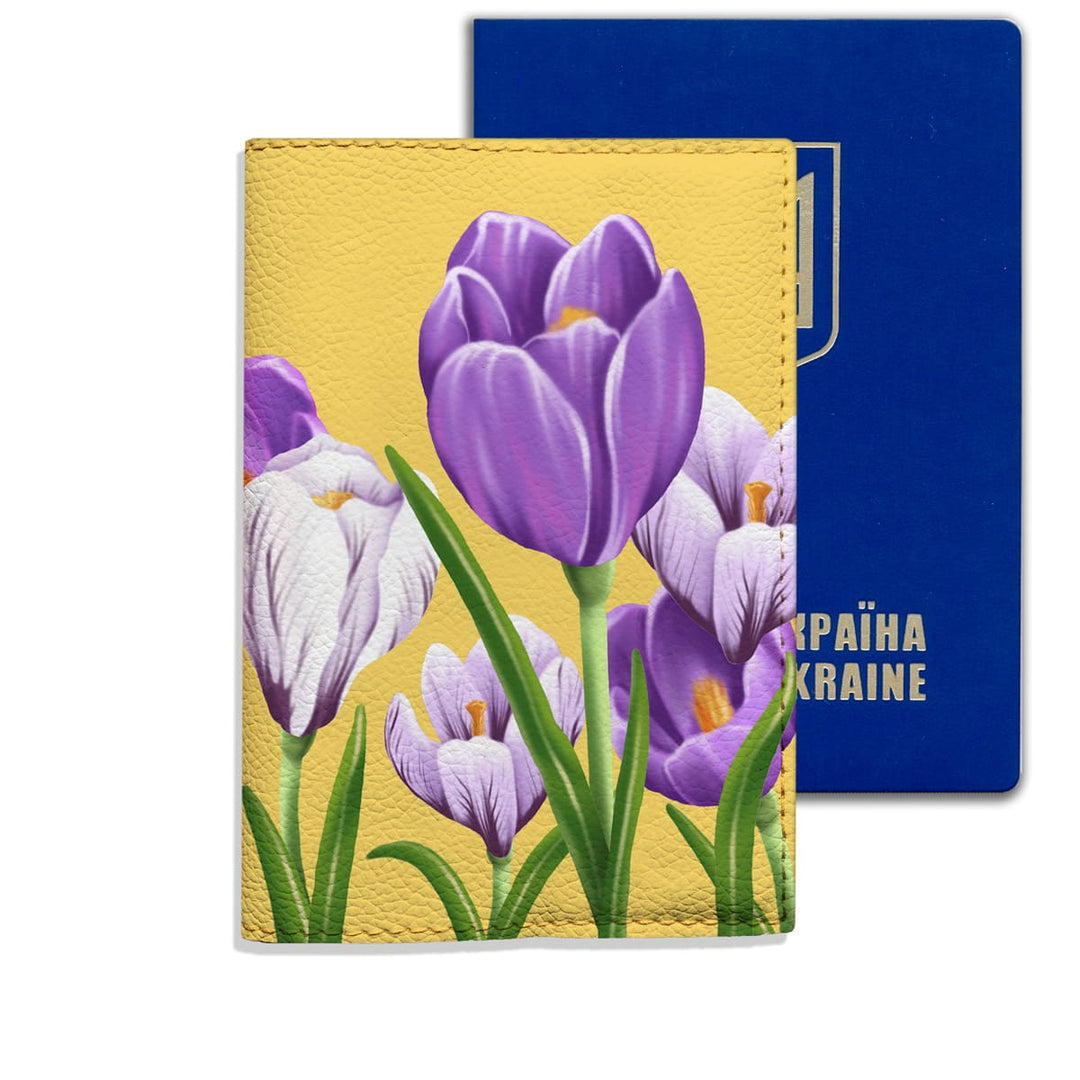 Обкладинка на паспорт Purple spring - Gisolo