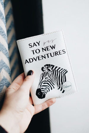 Обкладинка на паспорт Say yes to new adventure - Gisolo