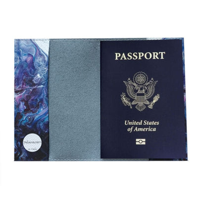 Обкладинка на паспорт Синій вогонь - Gisolo