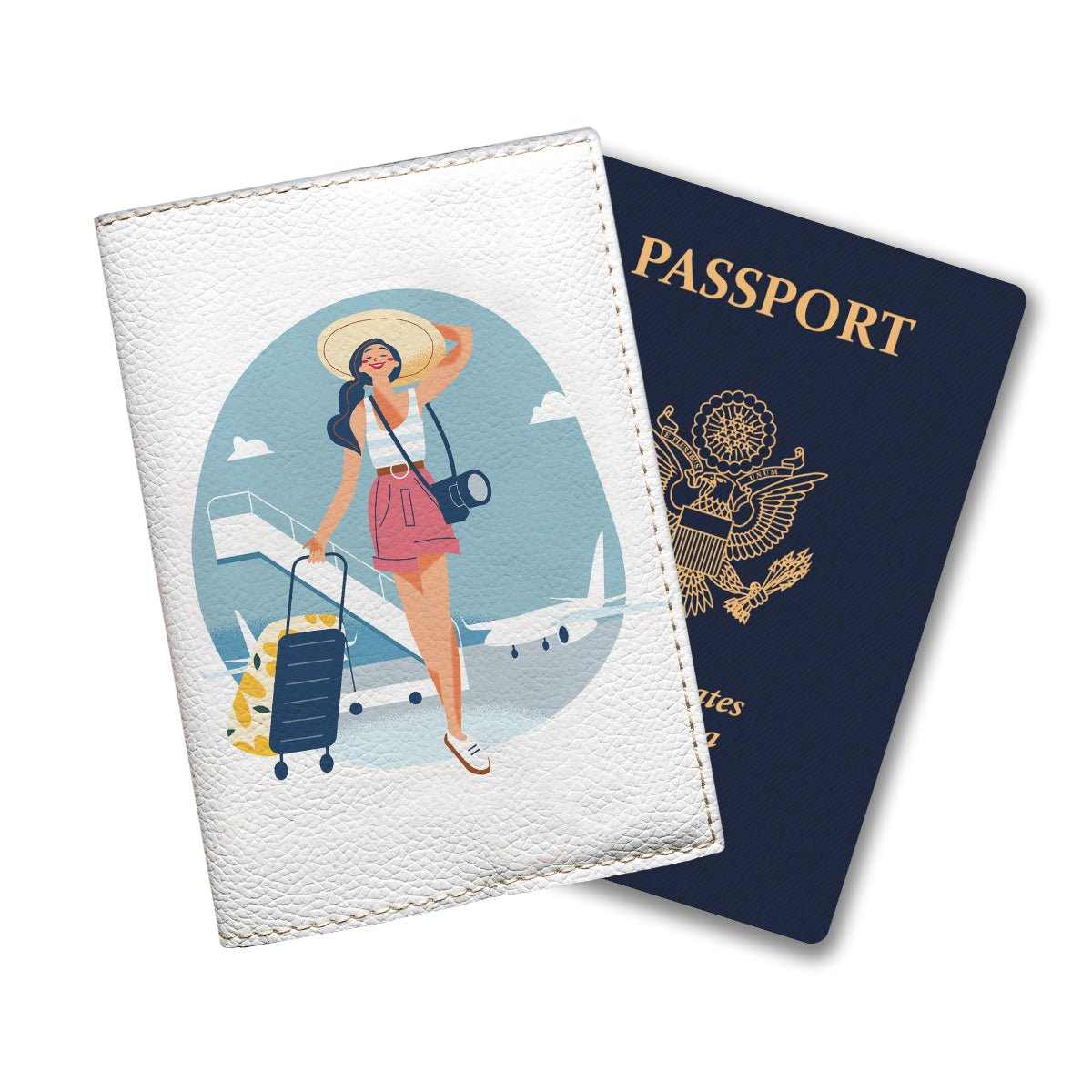 Обкладинка на паспорт - Summer Travel Girl - Gisolo